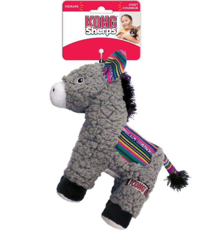 Kong Sherps Donkey Medium Dog Toy