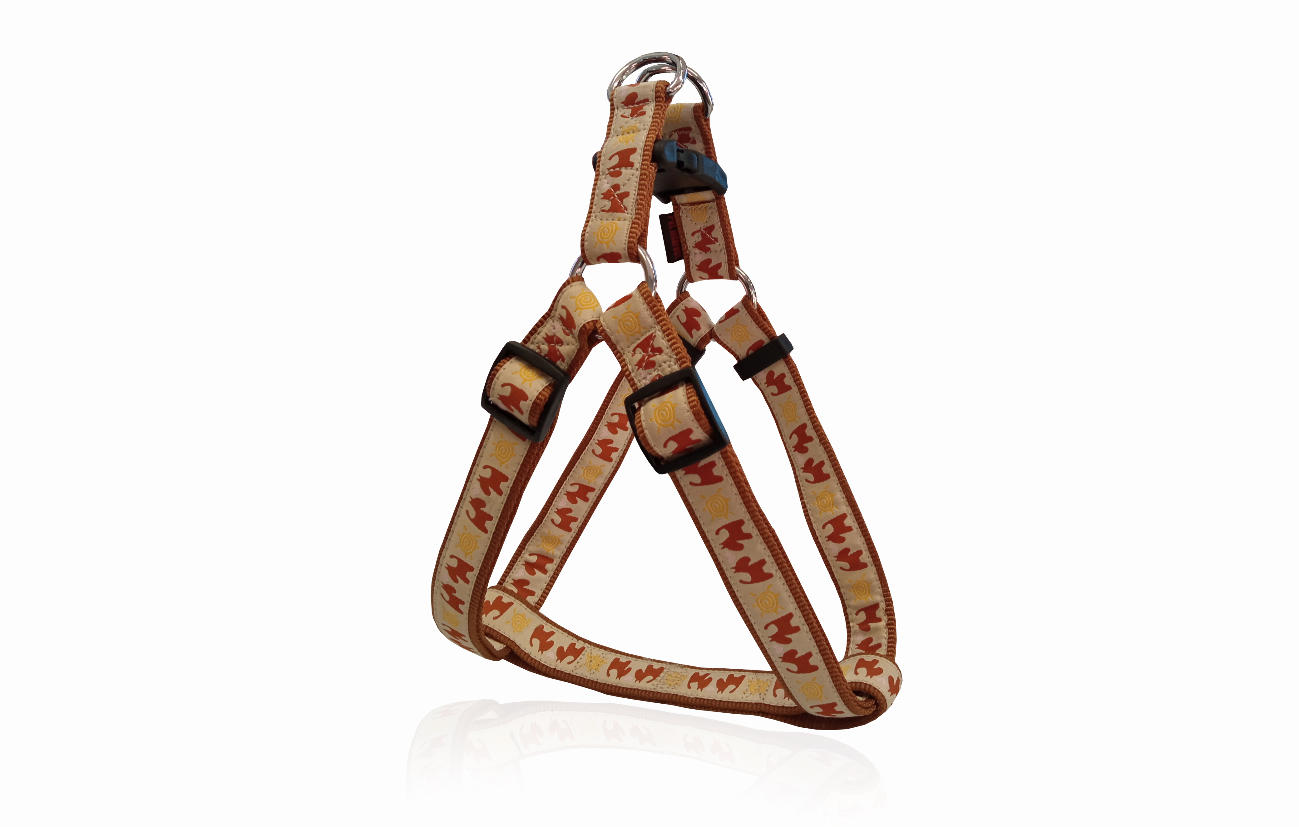 Pet Interest Dog Harness A Cute Bones Beige