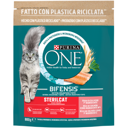 Purina One Sterilcat Dry Food For Adult Cat With Salmon 