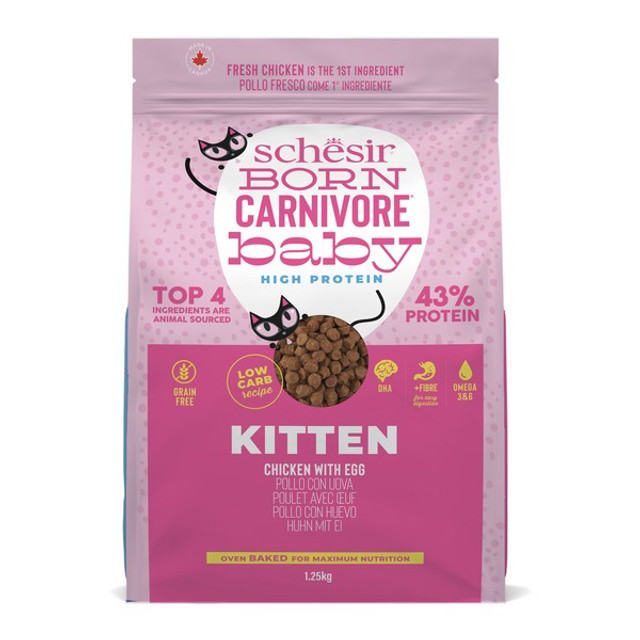 Schesir Dry Born Carnivore Chicken & Egg Kitten