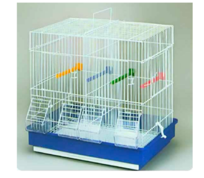 Bird Cage Assorted Colours 42.5x29.5x40cm