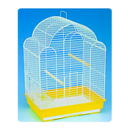 Bird Cage Assorted Colours 42x30x56cm