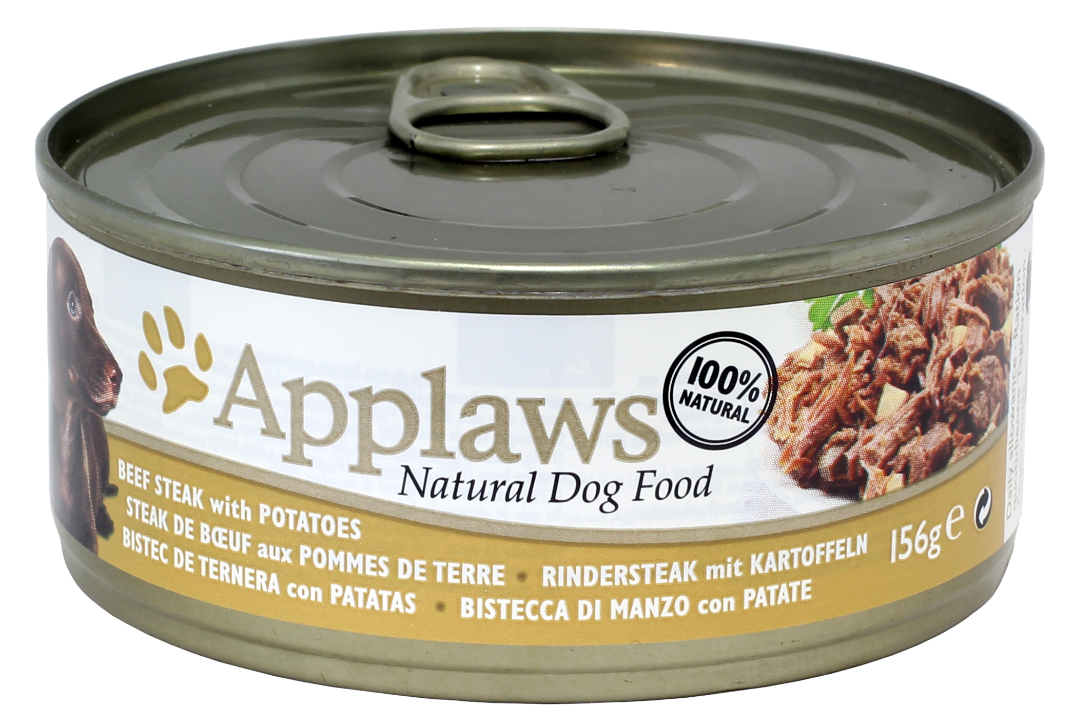 applaws beef steak dog food