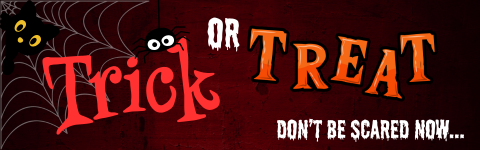 Play our Halloween game of trick or treat. Don't be scared now...