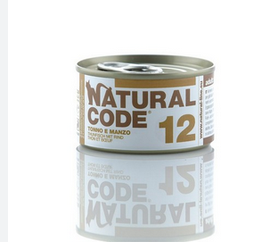 Natural Code Cat 12 Tuna & Beef 85g