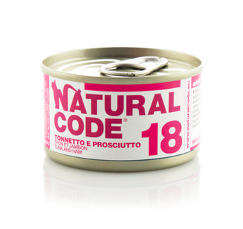 Natural Code Natural Code Cat 18 Tuna & Ham 24x85g