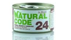 Natural Code Natural Code Cat 24 Tuna Beef Vegetables 24x85g
