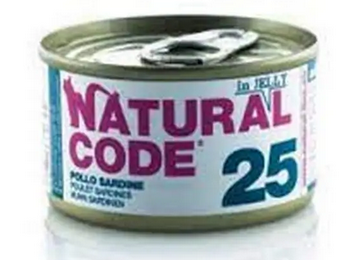 Natural Code Natural Code Cat 25 Chicken & Sardines 24x85g