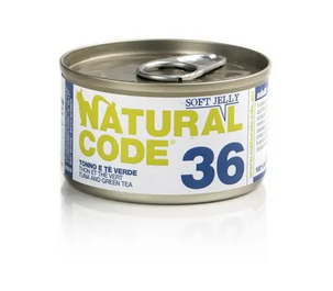 Natural Code Natural Code Cat 36 Tuna & Green Tea 24x85g