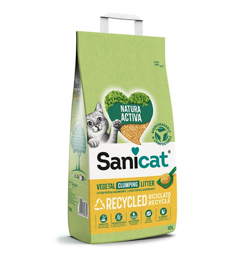 Sanicat Recycled Corn Clumping Cat Litter