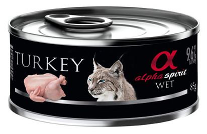 Alpha Spirit Wet Food For Cats With Turkey 85grams Buy Alpha