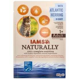 Iams Naturally Adult Cat With North Atlantic Herring In Gravy 