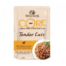 Wellness Core Tender Cuts With Chicken And Chicken Liver For Cat