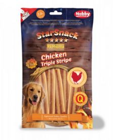 Nobby Starsnack Barbecue Chicken Triple Stripe 113g