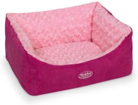 Nobby Comfort Square Bed Arusha 45 X 40 X 18 Cm Pink