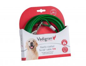 Tie Out Cable Green 9m