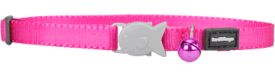 Red Dingo Smooth Cat Collar Fish Close Fuchsia 12mmx20-32cm