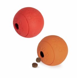 Camon Rubber Treat Ball Toy