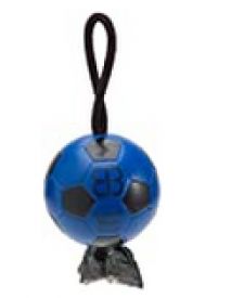 Blue Looper Sport Blue & Black Soccer Ball Waste Bag Dispenser