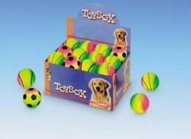 Nobby Foam Rubber Balls Rainbow 6.3 Cm