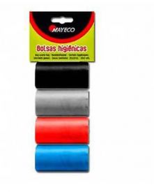 Nayeco Hygienic Bags 4 Rolls Assorted Colors