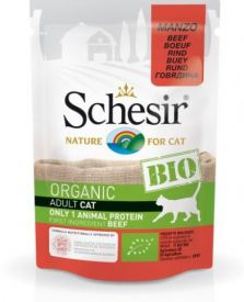 Scehsir Cat Pouch Bio- Beef 