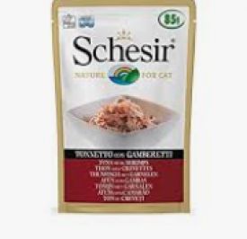 Schesir Cat Tuna With Shrimps Pouch In Jelly