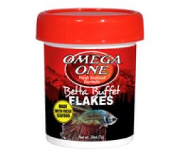 Omega One Betta Buffet Flakes 0.28oz