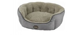 Nobby Comfort Bed Oval Xaver Grey 