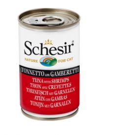 Schesir Cat Can Tuna With Shrimps In Jelly