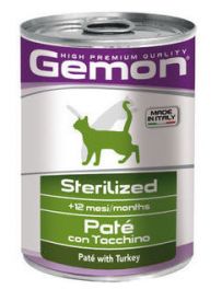 Gemon Wet Cat Pate Sterilized With Turkey