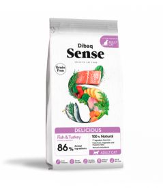 Dibaq Sense Grain Free Adult Fish & Turkey Cat Dry Food