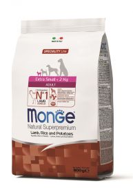 Monge – Speciality Line Xsmall Adult Lamb, Rice & Potatoes