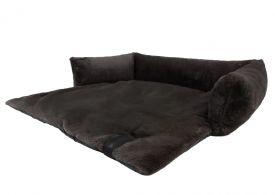 District 70 Nuzzle Dark Grey Large Bed