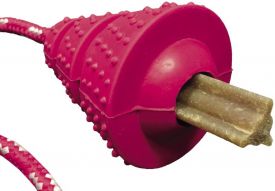 Nobby Rubber Cone With Rope Red Cone