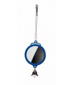 Round Mirror Bird Toy