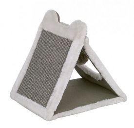 Nobby Scratch Board Sally Foldable Beige/grey 31 X 25 X 31 Cm