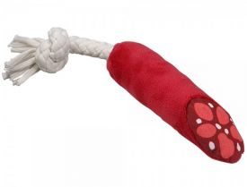 Nobby Plush Sausage With Rope 