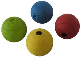 Nobby Rubber Snack Ball Assorted Colours