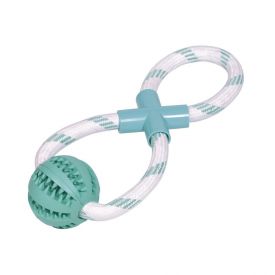 Nobby Rubber Ball With Rope Dental Line