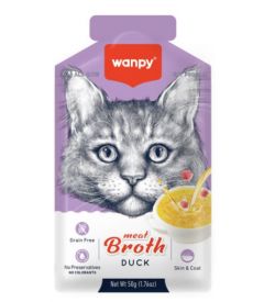 Wanpy Meat Broth Duck For Cats