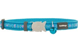 Red Dingo - Butterfly Turquoise Cat Collar