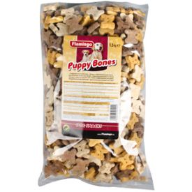 Flamingo Biscuits Puppy Bones 1.5kg