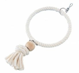 Nobby Big Cotton Ring With Wooden Ball 24cm