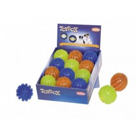 Nobby Tpr Spiky Ball Flash & Glow Assorted Coloures