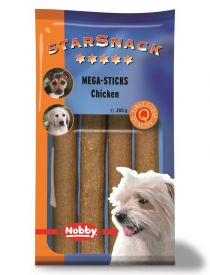 Nobby Starsnack Mega Sticks Chicken Bag; 200 G ; 4 Pieces