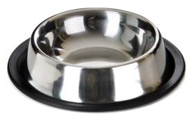 Nobby Stainless Steel Bowl With Rubber Rim