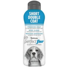 Tropiclean Perfect Fur Short Double Coat Dog Shampoo