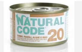 Natural Code Natural Code Cat 20 Tuna Beans Seaweed 24x85g