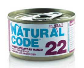 Natural Code Natural Code Cat 22 Tuna & Beef Liver 24x85g